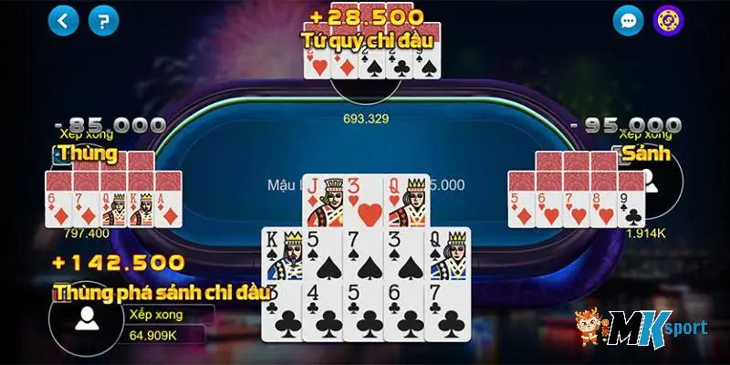 Giới thiệu về game bài trí tuệ mậu binh Mksports